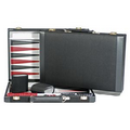 Black Suede Backgammon Set - 18"